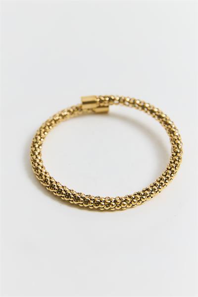 Dorika Toplu Çelik Altın Kaplama Kelepçe