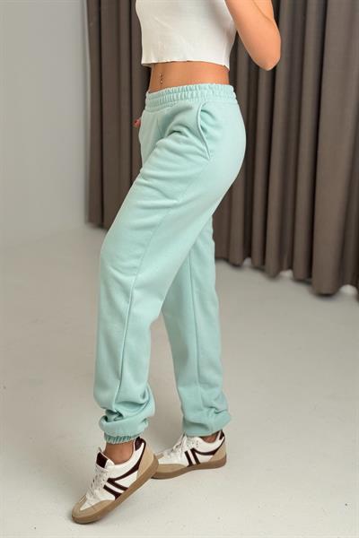 Üç İplik Şardonlu Kadın Eofşman Altı Mavi