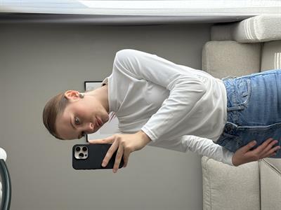  Balıkçı Yaka Drapeli Basic Bluz Beyaz