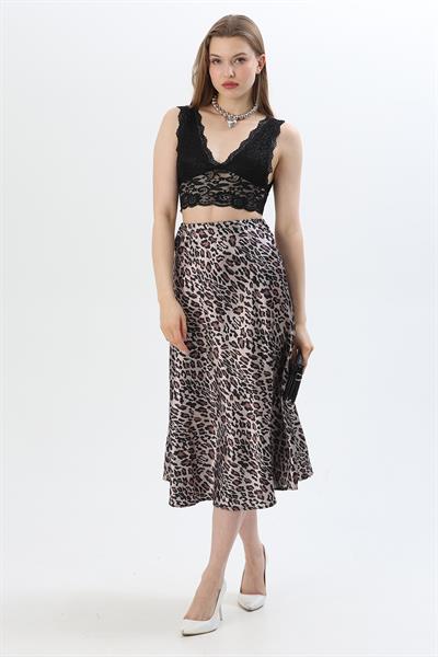 Dantel Bralet Büstiyer Siyah