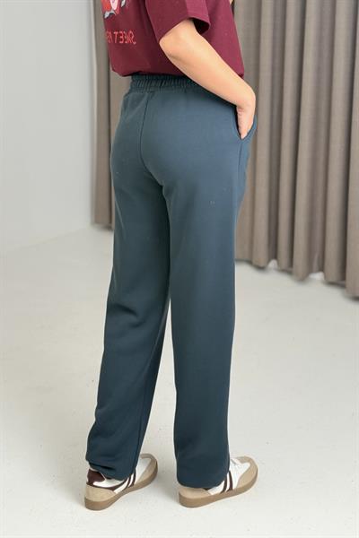 Üç İplik Şardonlu Kadın Eşofman Altı Antrasit