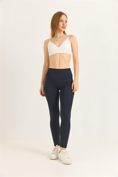 Slim fit yüksek bel toparlayıcı Oysho Tayt Lacivert