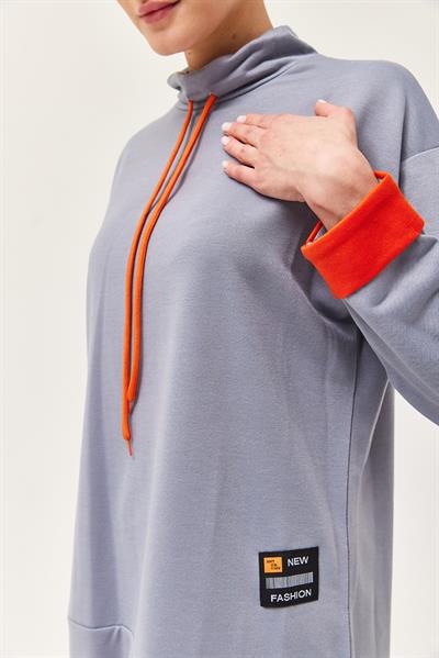 Arma Detaylı İkili Spor Takım Gri