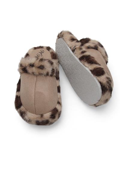 Kadın Rahat Taban Kışlık Gri Ev Terliği  