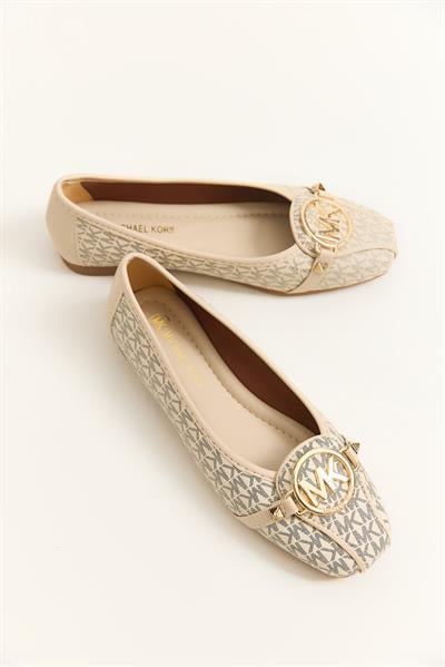 Şık Tasarım  Rahat Taban Kadın Babet Bej