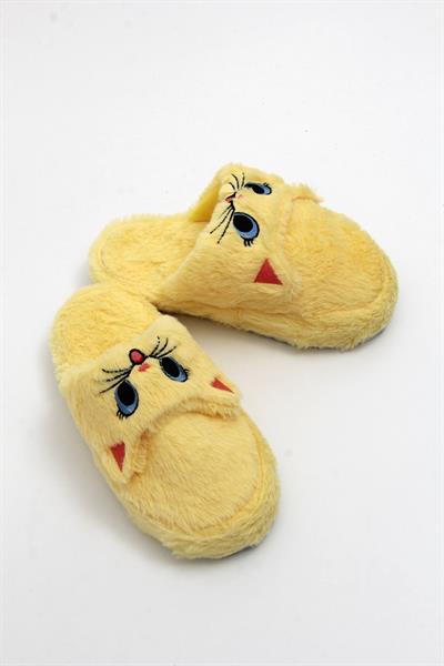 Önü Kapalı Tweety Model Ev Terliği Sarı