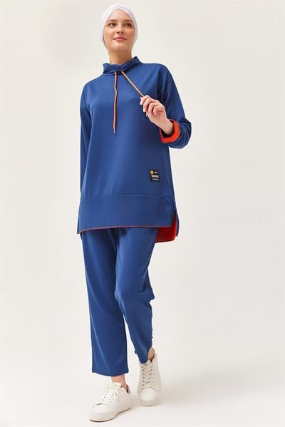 Arma Detaylı İkili Spor Takım Lacivert