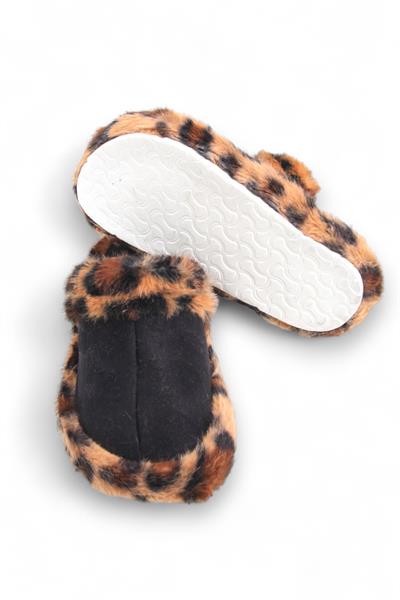 Kadın Rahat Taban Kışlık Siyah Ev Terliği  