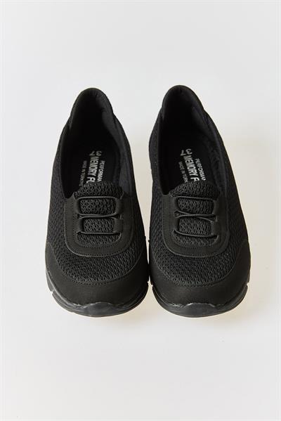 Kadın Hafızalı Taban (Memory Foam) Comfort Ayakkabı Siyah