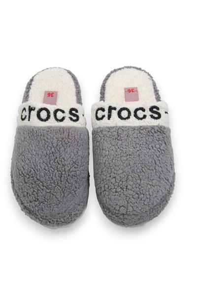 Kadın Peluş Model Füme Ev Terliği