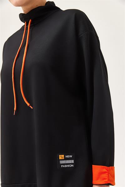 Arma Detaylı İkili Spor Takım Siyah