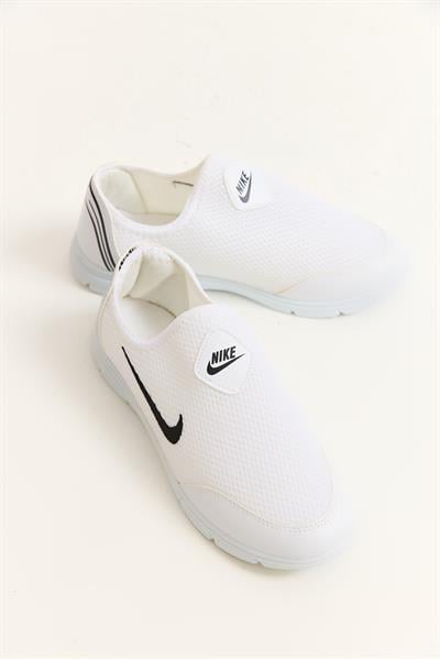 Bağcıksız Model Comfort  Spor Ayakkabı Beyaz