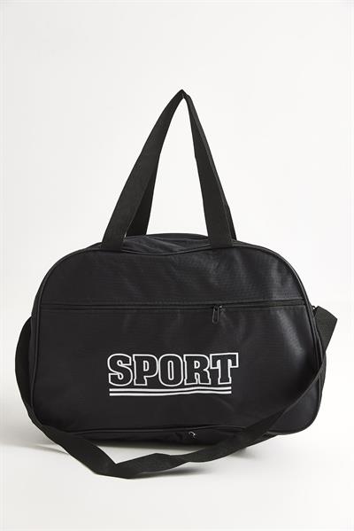 Sport Askılı Spor Çantası Siyah
