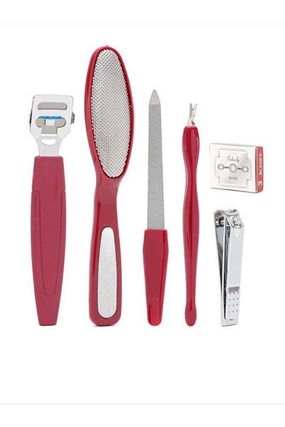 Rose 6lı Tırnak Ve Topuk Bakım Seti 