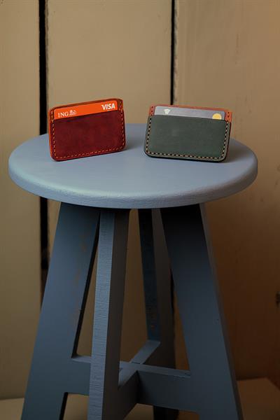 Deri Çift Renk Kartlık