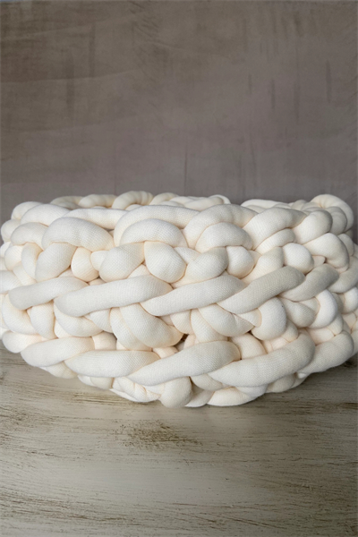 El Yapımı-Örgüsü Kedi Yatağı