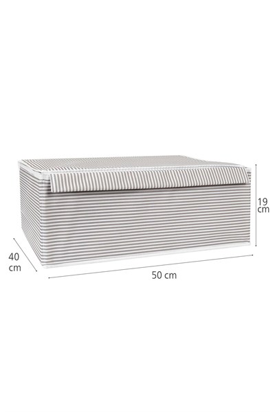 Çok Amaçlı Kutu Baza Gri 50 40 19 Gri Tek Boyut GRİ