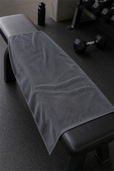 Füme Spor Fitness Antrenman Havlusu 50x90 CM Füme