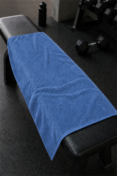 Lacivert Spor Fitness Antrenman Havlusu 50x90 CM Lacivert