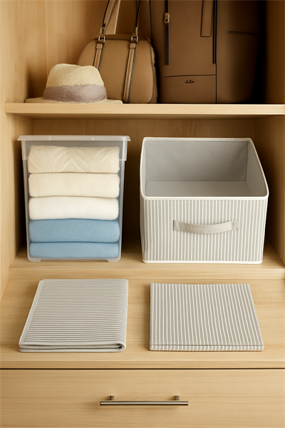 Pantolon Organizer Gri Çizgili Gri Çizgili