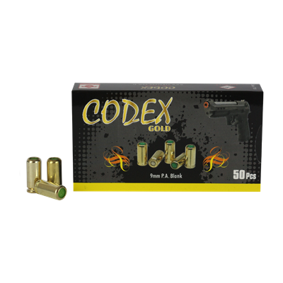 Özkursan Codex Gold 9 mm Kurusıkı Tabanca Mermisi