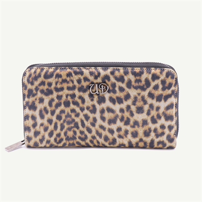 Uderra Kadın Hakiki Deri Sarı Leopar Cüzdan - S1KC0214