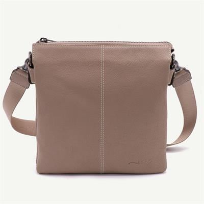 Uderra Unisex Hakiki Deri Vizon Postacı Çantası - S3EK0308