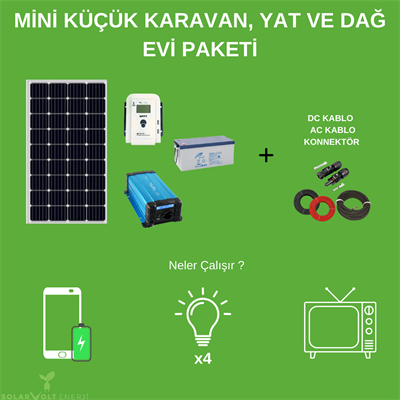 MİNİ KÜÇÜK KARAVAN, YAT ve DAĞ EVİ PAKETİ