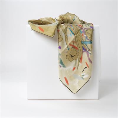 Aker %100 İpek - Twill Eşarp