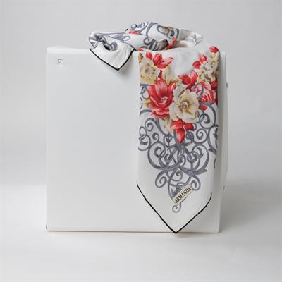 Armanda % 100 İpek - Twill Eşarp