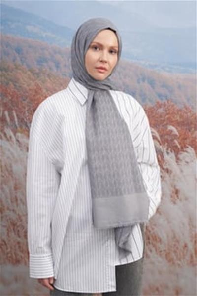 Armanda Cotton Monogram A Desen Şal