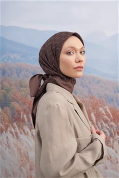 Armanda Cotton Monogram Eşarp