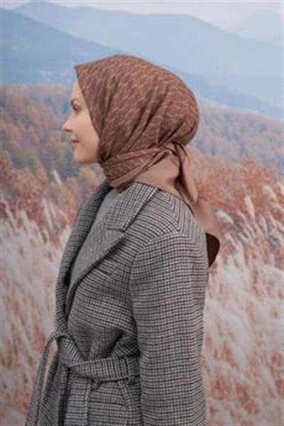 Armanda Cotton Monogram Eşarp