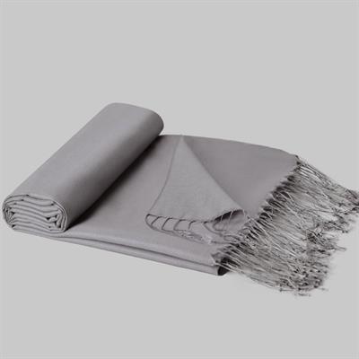 Armanda İpek Şal - Koyu Gri