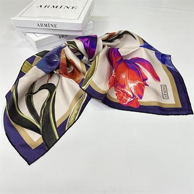 Armine % 100 İpek - Twill Eşarp