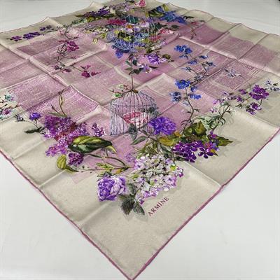 Armine % 100 İpek - Twill Eşarp
