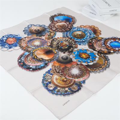 Armine % 100 İpek - Twill Eşarp