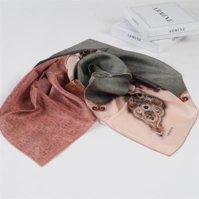 Armine % 100 İpek - Twill Eşarp