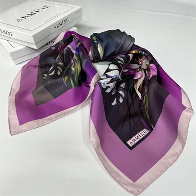 Armine % 100 İpek - Twill Eşarp