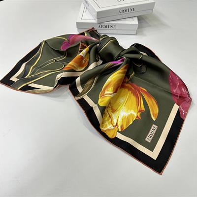 Armine % 100 İpek - Twill Eşarp
