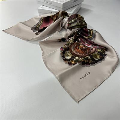 Armine % 100 İpek - Twill Eşarp