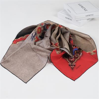 Armine % 100 İpek - Twill Eşarp