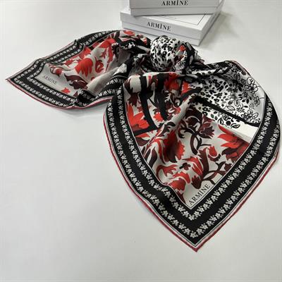 Armine % 100 İpek - Twill Eşarp