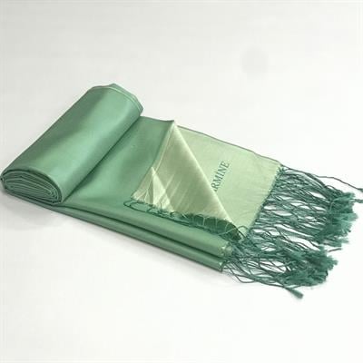 Armine İpek Şal - Mint Ekru