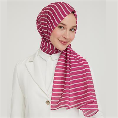 Armine Modal İpek Şal Fuşya