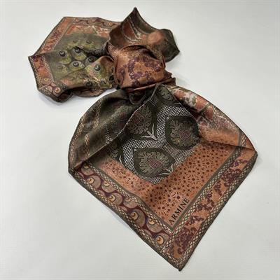Armine Nostalji % 100 İpek - Twill Eşarp