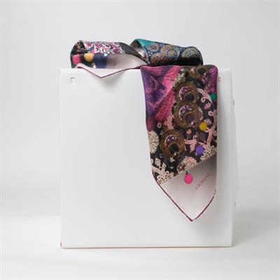 Armine Nostalji % 100 İpek - Twill Eşarp