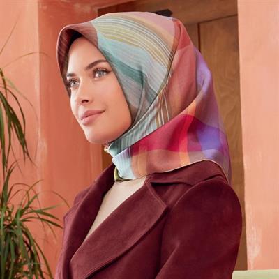 Armine Nostalji % 100 İpek - Twill Eşarp