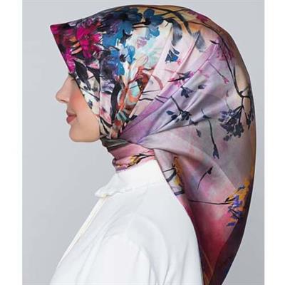 Armine Nostalji % 100 İpek - Twill Eşarp