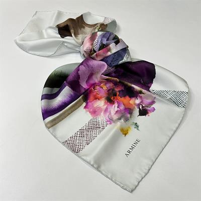 Armine Nostalji % 100 İpek - Twill Eşarp
